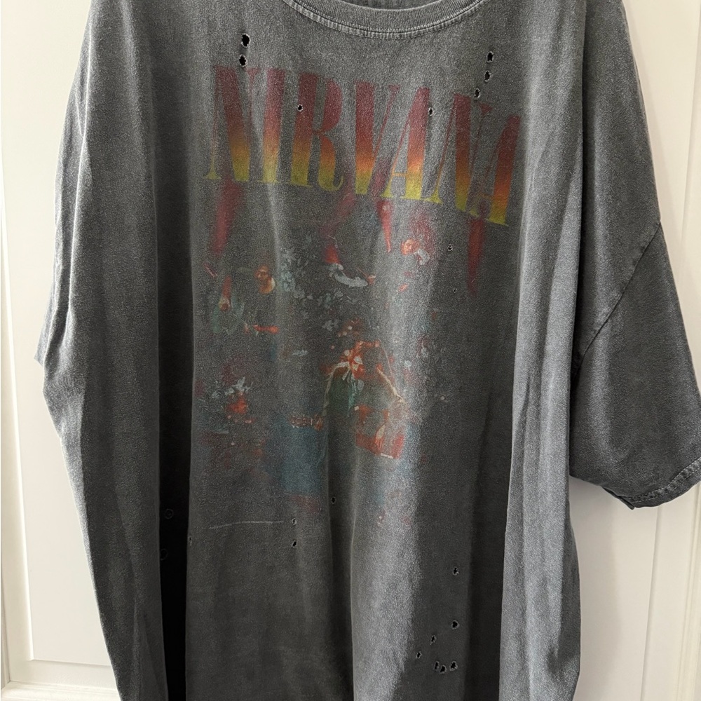 Nirvana Unplugged Oversized Tee